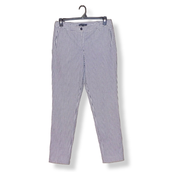 Lafayette 148 New York Striped Slim Pants
